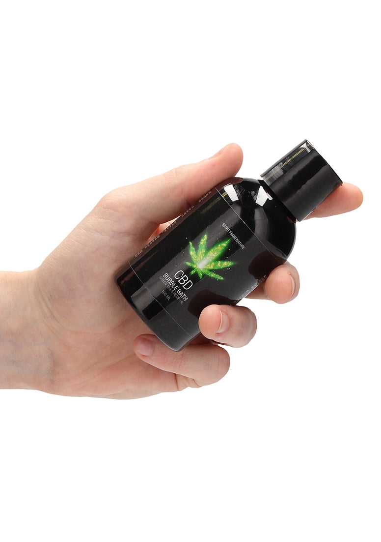 CBD - Luksusowy zestaw podróżny do kąpieli - Zielona Herbata i Olej Konopny