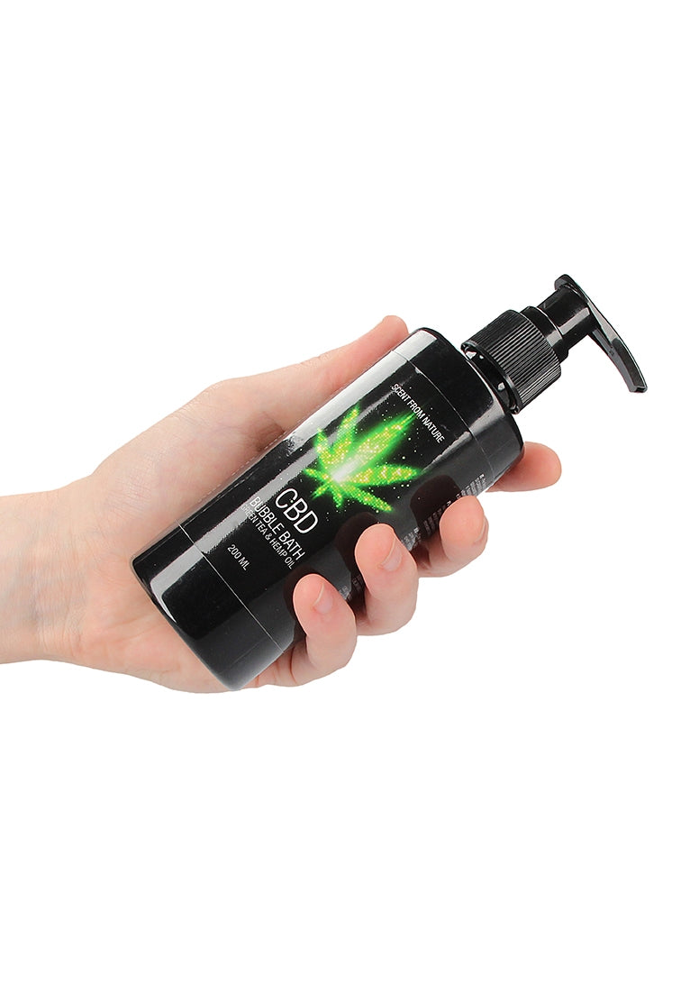 CBD - Zestaw do kąpieli - Zielona Herbata i Olej Konopny