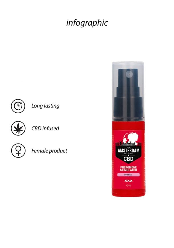 Origineel CBD Amsterdam – Feromoonstimulator voor haar - 15 ml